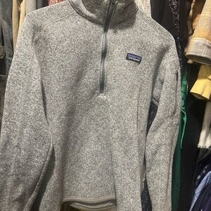 Patagonia Gray Quarter-Zip Pullover